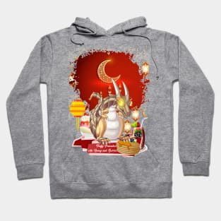 The Dragon with the Eyes of Crescent Flames Hoodie